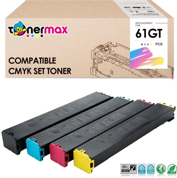 SHARP MX-3050V Muadil Toner Takım / Sharp MX-61GT CMYK Set