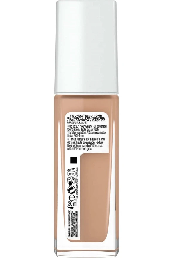 Maybelline New York Superstay Active Wear Fondöten 28 Soft Beige (30 ml) - 3