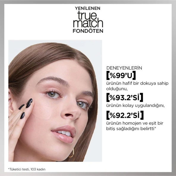L'Oréal Paris True Match Bakım Yapan Fondöten - 3C Soğuk Alt Ton - 5