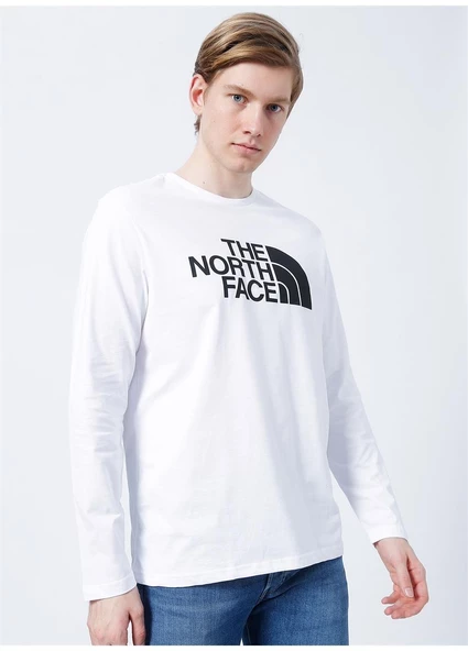 M L/S HALF DOME TEE - EU White