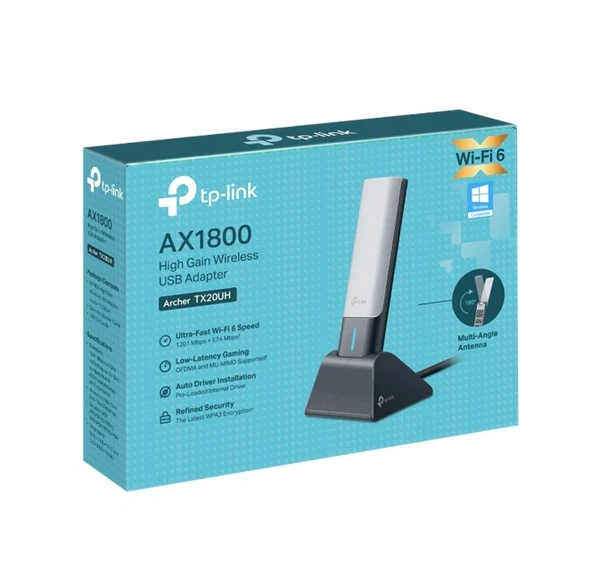 Tp-Link Archer TX20UH 600Mbps USB Adaptör - Resim 3
