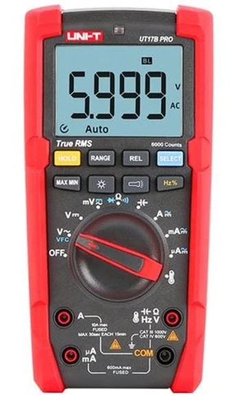 Unit UT17B PRO 1000V True RMS Dijital Multimetre