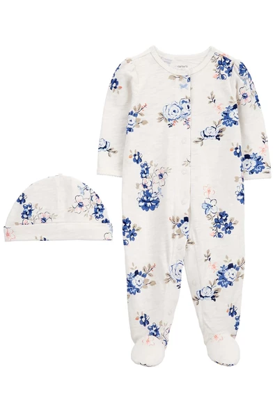 Carter's Layette Kız Bebek Uyku Tulumu 1Q474910 Karışık Renkli