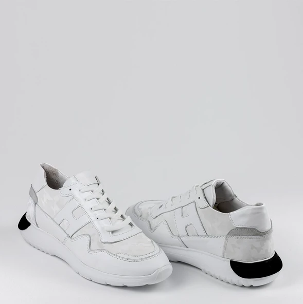 Hakiki Deri Erkek Spor Günlük Ayakkabı - Sneakers - 8