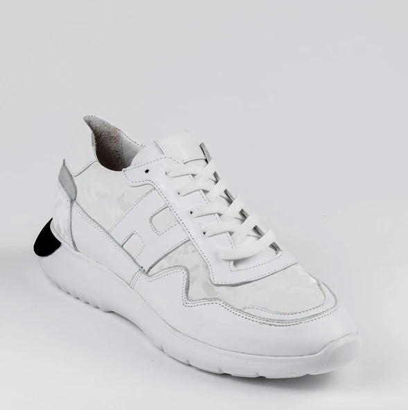 Hakiki Deri Erkek Spor Günlük Ayakkabı - Sneakers - 6
