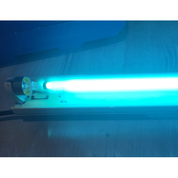 Ultraviyole c floresan armatür ampul kablo set