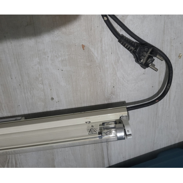 Ultraviyole c floresan armatür ampul kablo set - 2