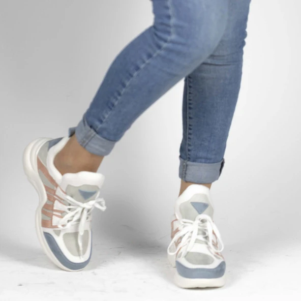 Kadın Renkli Sneakers Ayakkabı - 8