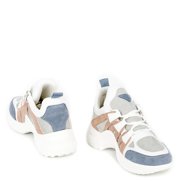 Kadın Renkli Sneakers Ayakkabı - 12