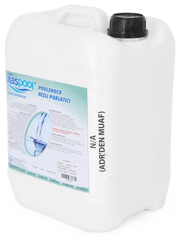 Sıvı Parlatıcı Berraklaştırıcı Topaklayıcı Havuz Kimyasalı 10 kg - Liquid Brightener - 2