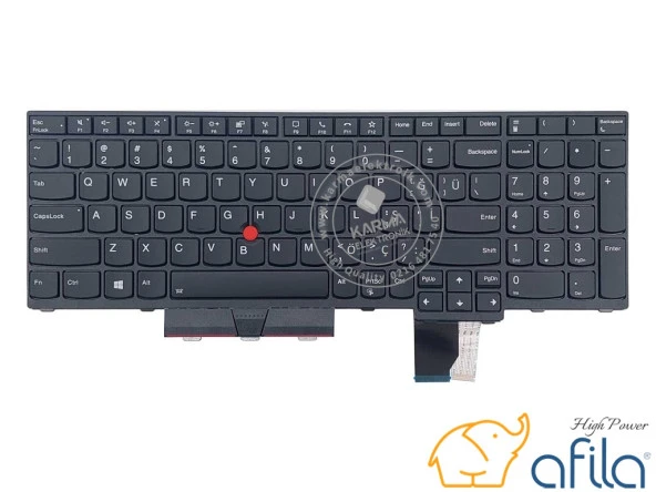 Lenovo Thinkpad L15 Type 20U7 20U8 uyumlu Notebook Klavyesi (Siyah TR)