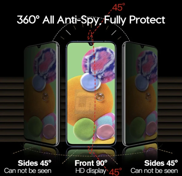 Redmi 13C Uyumlu Tam Kaplayan Hayalet Cam Ekran Koruyucu - Resim 4