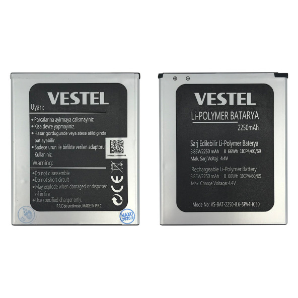 Vestel Venüs V5010 ile Uyumlu İthal Pil