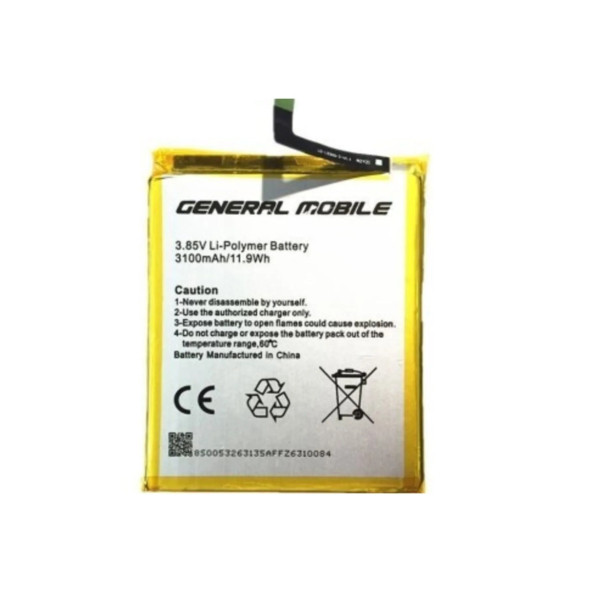 General Mobile GM9 Pro ile Uyumlu İthal Pil