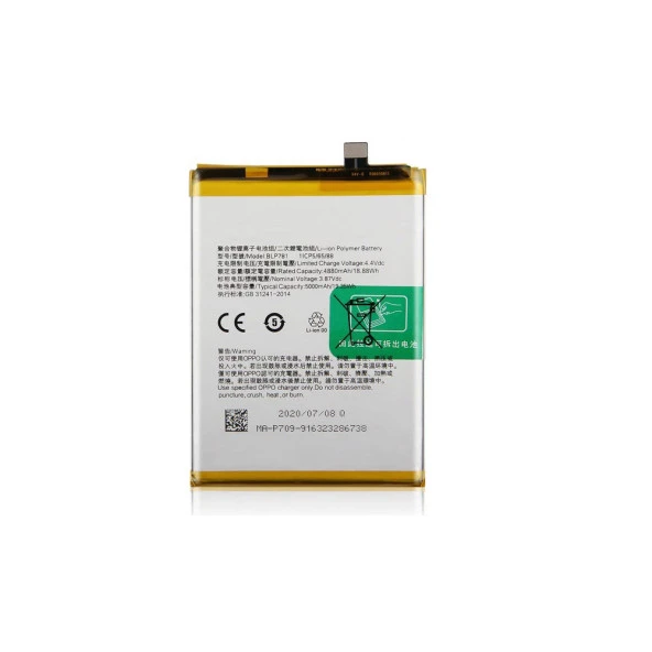 Oppo A52 ile Uyumlu İthal Pil Blp781