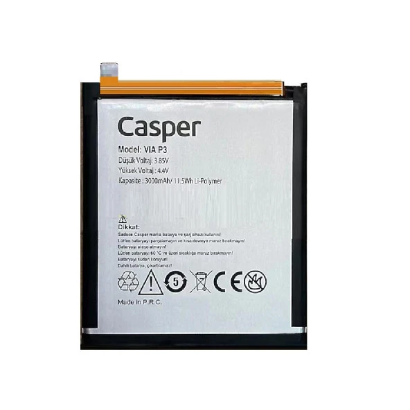 Casper Via P3 ile Uyumlu İthal Pil