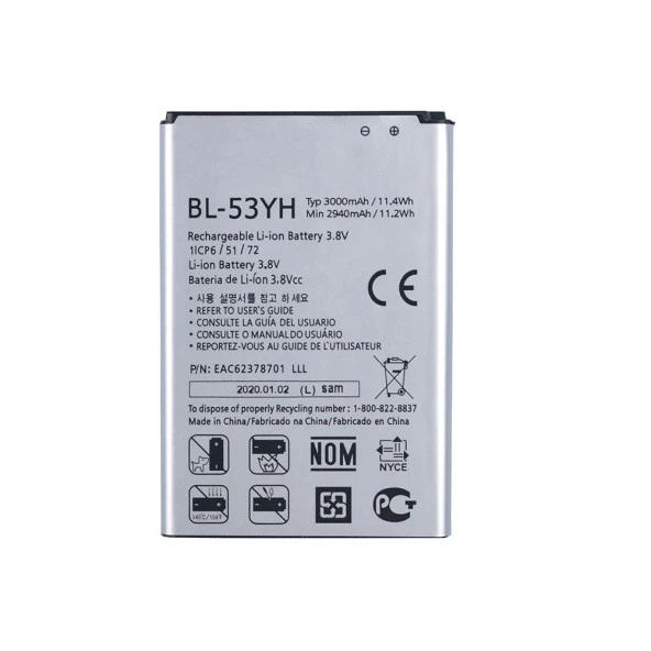 LG G3 ile Uyumlu İthal Pil BL53YH ürün görseli 1