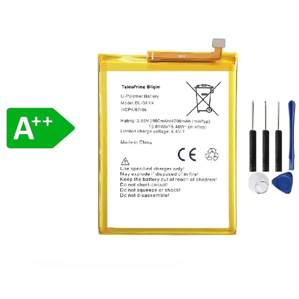 Infinix Hot 7 ile Uyumlu İthal Pil BL39KX ürün görseli 1