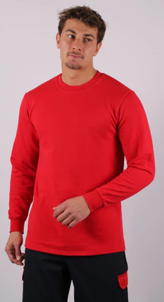 Samteks İki İplik 0 Yaka Sweat - Resim 9