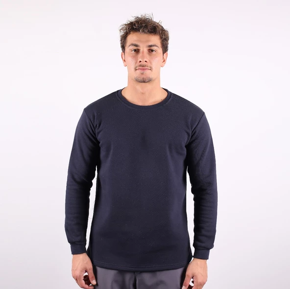 Samteks İki İplik 0 Yaka Sweat - Resim 11