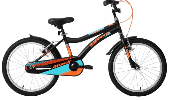 Salcano Attack 20 Jant Siyah Turuncu Mavi Çocuk Bisikleti ürün görseli