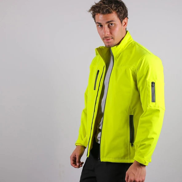 Softshell Mont Reflektör Fermuarlı - Resim 6