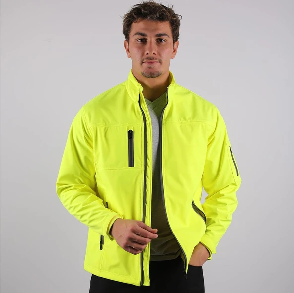 Softshell Mont Reflektör Fermuarlı - Resim 5