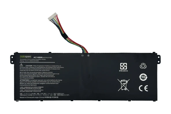 Acer ile Uyumlu Nitro 5 Ac14B3K (4Icp5/57/80) Notebook Batarya Pil - Resim 2