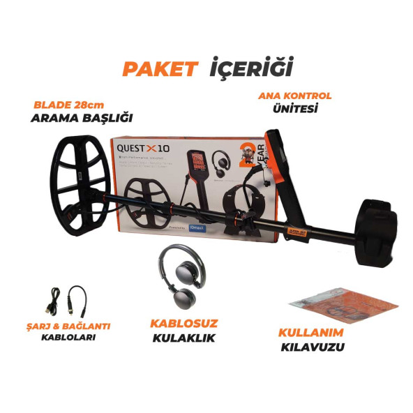 X10 IDmaxX Dedektör + Kulaklık (Avantajlı Paket) - 2