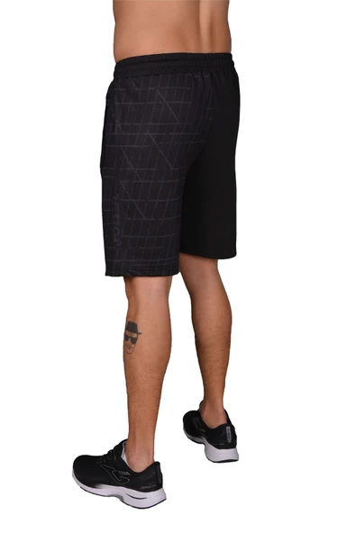 Joma Micro Dark - Erkek Siyah Likralı Spor Şort- 4231409 - 2