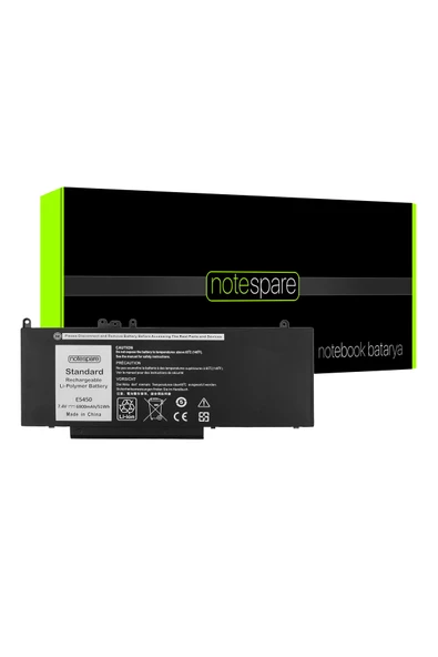 Dell ile Uyumlu Latitude E5450 P48G001, E5470 P62G, E5470 P62G001 Notebook Batarya Pil