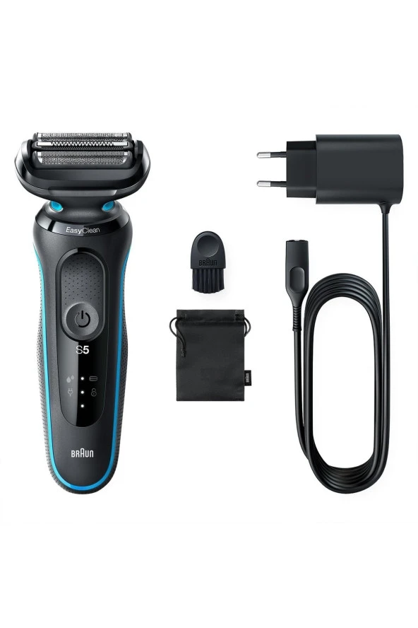 Braun Yeni Seri 5 M1000s Kablosuz Tıraş Makinesi, Autosense, Easyclean, Easyclick, Islak & Kuru - 4
