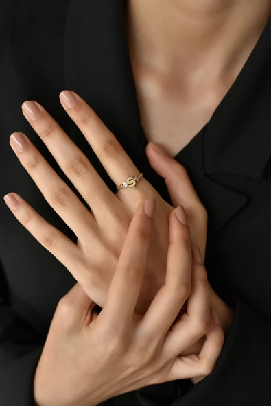 ÇG Yzk428 Ş Harfi Altın Yüzük - 2