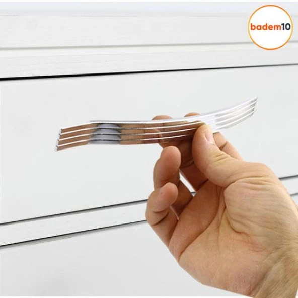 Mobilya Mutfak Dolabı Çekmece Dolap Kapak Kulbu Kulpu Krom 224 mm Metal Kulp - 4