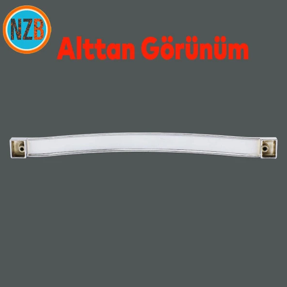 Mobilya Mutfak Dolabı Çekmece Dolap Kapak Kulbu Kulpu Krom 224 mm Metal Kulp - 5