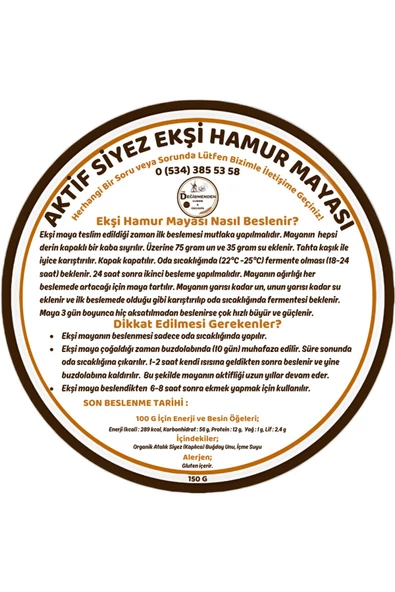 Organik Atalık Karakılçık Tam Buğday Unu - Siyez Ekşi Hamur Mayası - 3