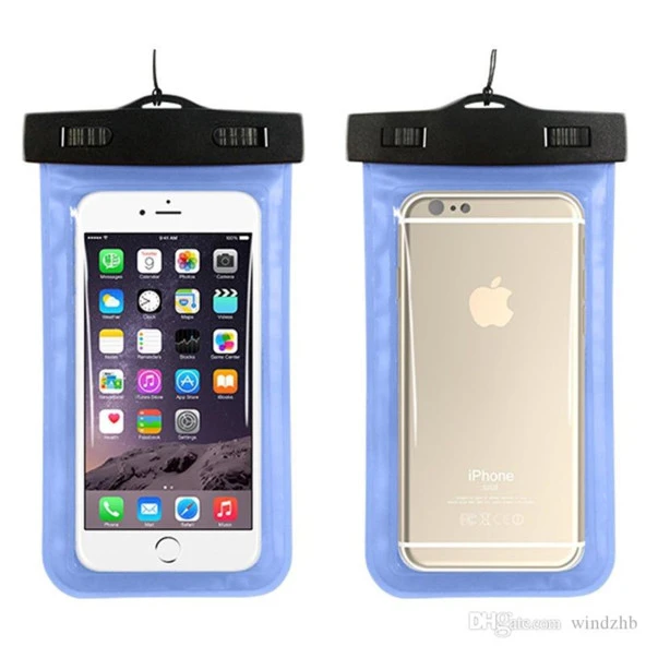 Ateştech Waterproof Bag Su Geçirmez Telefon Kılıfı Dalış Kılıfı Mavi - 2