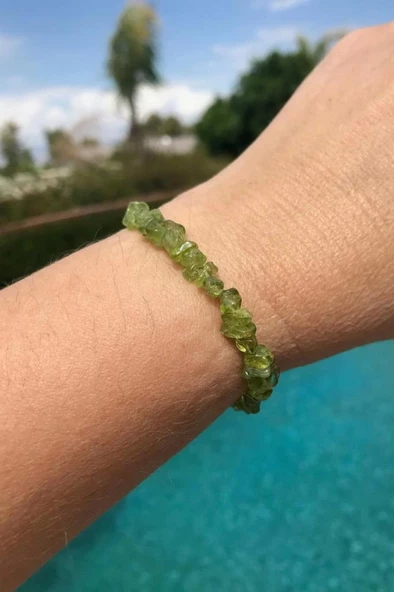 Peridot Zebercet Bileklik Kırıktaş 423-1 - 3