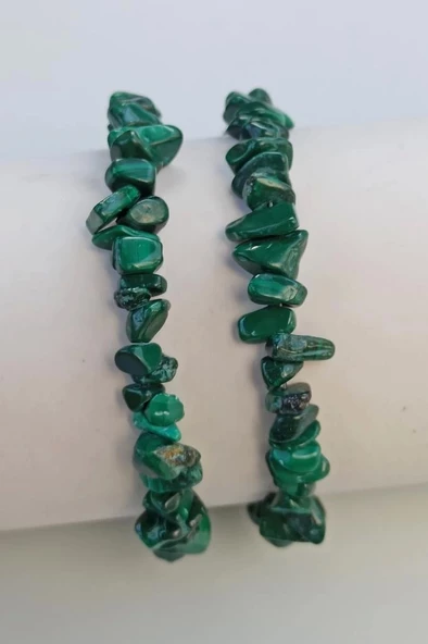 Malahit, Malakit Bileklik Kırıktaş 649-2 - 2