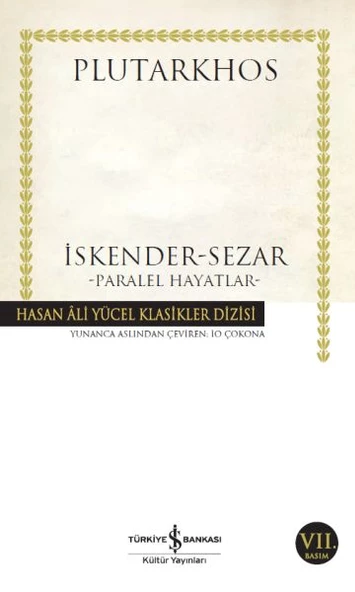 İskender - Sezar - Paralel Hayatlar - Hasan Ali Yücel Klasikleri ürün görseli