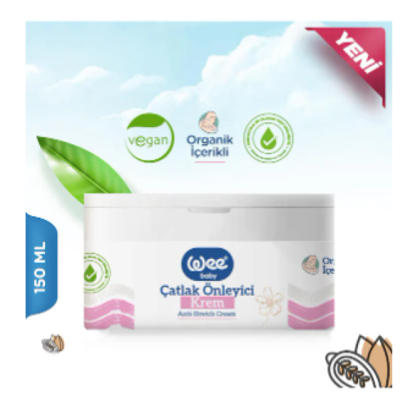 Wee Baby Organik Çatlak Önleyici Krem 150 ML