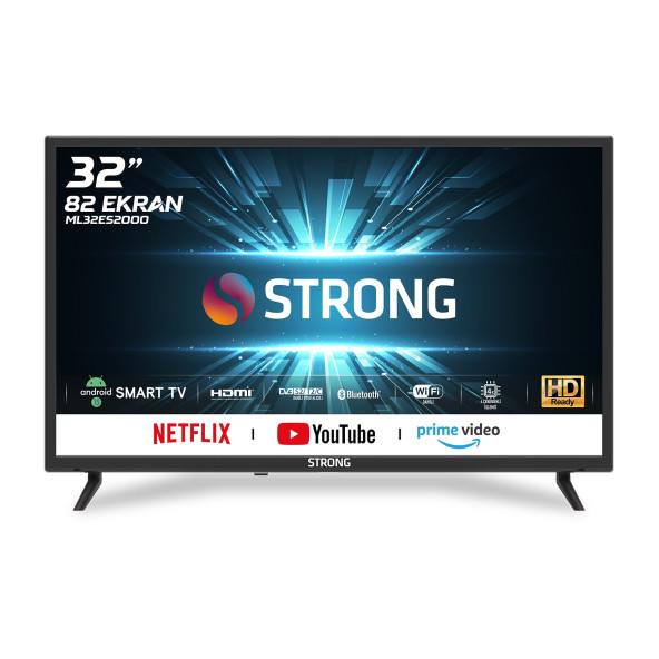 Strong ML32ES2000 32" Android 13 Smart Led Tv - Dahili Uydu Alıcılı - Hd Ready