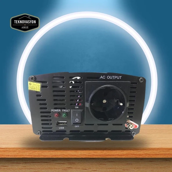 1000 Watt 24 Volt İnverter Tam Sinüs İnvertör - Resim 3