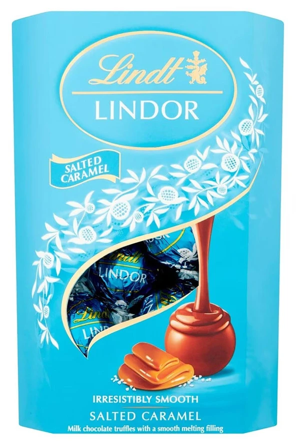 Lindt Lindor Salted Caramel Çikolata Paketi 200GR