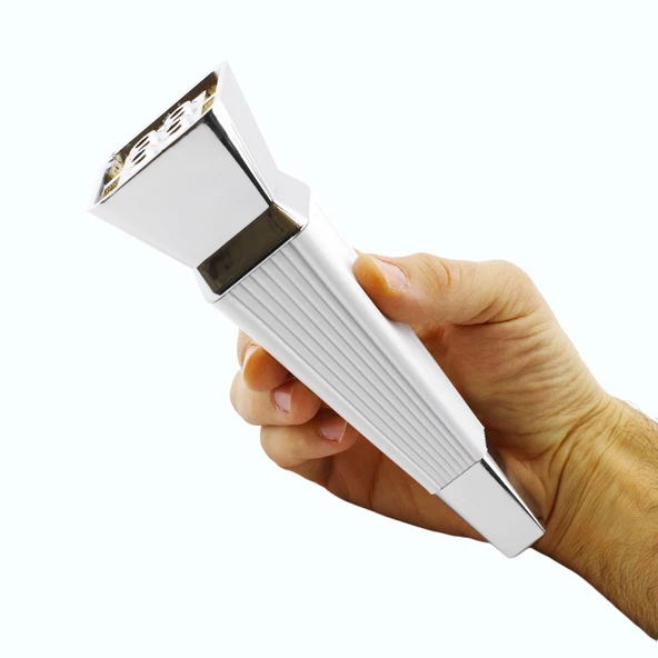 Dempa Lüks Mobilya Oturma Grubu Kanepe Tv Ünitesi Konsol Koltuk Ayağı Baza Ayakları Beyaz Krom 26 Cm - 6