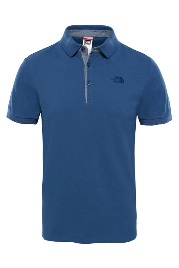 THE NORTH FACE Premium Polo Pıquet Erkek T-Shirt Mavi