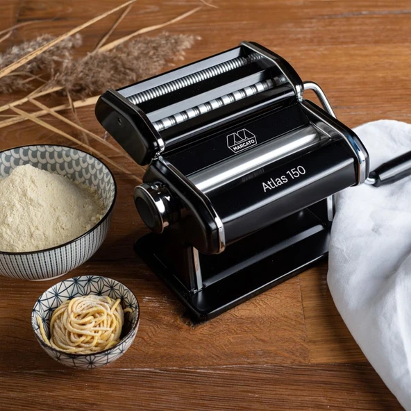 Marcato Atlas 150 Siyah İtalyan Makarna Makinesi - Resim 2