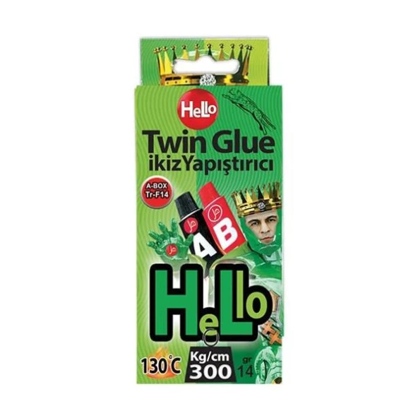 Hello Glue İkiz Yapıştırıcı Tüp 14 gram Kutulu Eko (Orijinal İran Yapıştırıcısı)