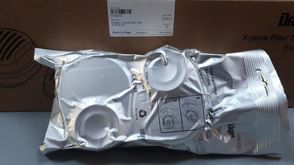 Drager X-Plore 6738 816 ABEK1 Gaz Maskesi Filtresi - 3