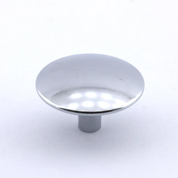 Mobilya Kulp Mutfak Dolabı Çekmece Dolap Kulpları Kapak Kulpu Kulbu Metal Krom Yuvarlak - Resim 2